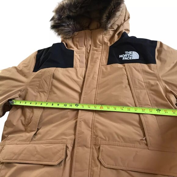 New NWT The North Face Men's Parka Coat McMurdo Down Parka, Size Men's XXL Tan - Picture 12 of 14